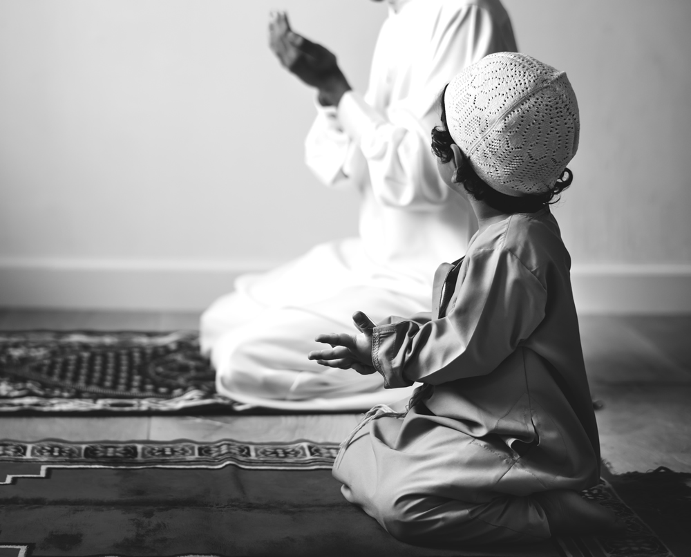 Students learning Islamic studies together